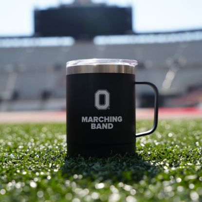 Black 12oz Stainless Steel Mug